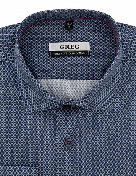 Сорочка мужская длинный рукав GREG 363/131/3403/Z/1p