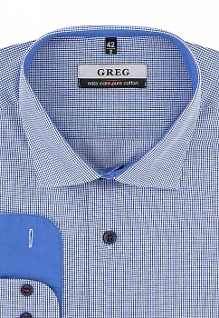 Сорочка мужская длинный рукав GREG 214/131/7308/Z/1_GB