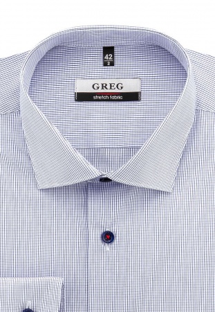 Сорочка мужская длинный рукав GREG 124/138/Z STRETCH