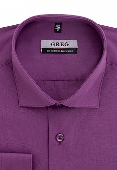 Сорочка мужская длинный рукав GREG 730/139/PL/Z