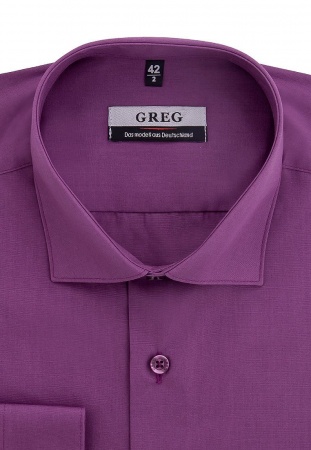 Сорочка мужская длинный рукав GREG 730/139/PL/Z