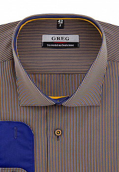 Сорочка мужская длинный рукав GREG 251/139/1033/Z/1p