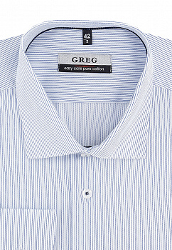 Сорочка мужская длинный рукав GREG 121/191/8843/Z/1p_GB