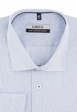 Сорочка мужская длинный рукав GREG 121/191/8843/Z/1p_GB