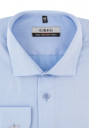 Сорочка мужская длинный рукав GREG 213/191/8179/Z_GB