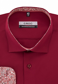 Сорочка мужская длинный рукав GREG 630/139/CH/Z/1
