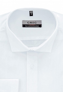 Сорочка мужская длинный рукав GREG 100/139/WHITE/Z