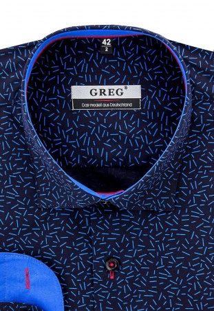 Сорочка мужская длинный рукав GREG 223/139/1302/Z/1